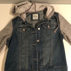 Mudd Jean Jacket/Sweatshirt